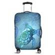 Alohawaii Accessory - Hawaiian Turtle In The Sea Bubble Polynesian Luggage Covers