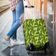 Tropical Green Luggage Cover - AH - J1 - Alohawaii