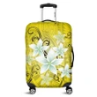 Alohawaii Accessory - Hawaiian Plumeria Polynesian Luggage Covers - Yellow