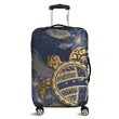 Alohawaii Accessory - Hawaii Turtle Hibiscus Gold Luggage Covers - Kyn Style