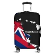 Alohawaii Accessory - Hawaiian Flag Hawaii Map Nei Polynesian Luggage Covers - Classic Style
