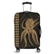 Alohawaii Accessory - Hawaii Octopus KaKau Polynesian Luggage Covers - Gold
