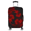 Alohawaii Accessory - Hawaiian Hammerhead Shark Hibiscus Red Polynesian Luggage Covers