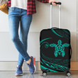 Hawaii Turtle Hibiscus Luggage Covers - Turquoise - Frida Style - AH - J96 - Alohawaii