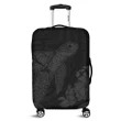 Alohawaii Accessory - Hawaiian Hibiscus Memory Turtle Polynesian Luggage Covers Gray