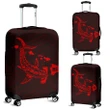 Alohawaii Accessory - Hawaii Shark Red Polynesian Luggage Covers