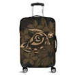 Alohawaii Accessory - Hawaiian Turtle Hibiscus Plumeria Kanaka Polynesian Luggage Covers Gold - Soft Style