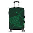 Alohawaii Accessory - Hawaiian Map Kanaka Manta Ray Polynesian Luggage Covers Green