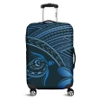 Alohawaii Accessory - Hawaiian Turtle Plumeria Kakau Polynesian Quilt Luggage Covers Neo Blue
