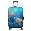 Alohawaii Accessory - Hawaiian Turtle Swim With Fish In The Ocean Polynesian Luggage Covers
