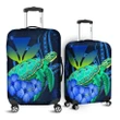 Alohawaii Accessory - Hawaii Turtle Hibiscus Polynesian Luggage Covers - Jade Stone