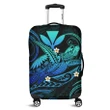 Alohawaii Accessory - Hawaii Turtle Polynesian Luggage Covers - Nane Style Turquoise