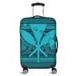 Alohawaii Accessory - Hawaiian Kanaka Polynesian Tribal Luggage Covers Reggae Color Blue