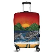 Alohawaii Accessory - Hawaiian Sunset Ocean Turtle Luggage Covers