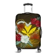 Kanaka Manta Ray Plumeria Heart Polynesian Luggage Covers