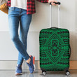 Alohawaii Accessory - Polynesian Seamless Green Luggage Covers