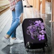 Hibiscus Plumeria Mix Polynesian Violet Turtle Luggage Covers - AH - J1 - Alohawaii