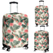 Alohawaii Accessory - Hibiscus Plumeria Tropical Red Luggage Cover