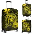 Alohawaii Accessory - Hawaii Hibiscus Luggage Cover - Harold Turtle - Yellow