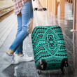 Polynesian Seamless Turquoise Luggage Covers - AH - J11 - Alohawaii
