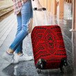 Polynesian Seamless Red Luggage Covers - AH - J11 - Alohawaii