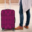 Polynesian Lauhala Mix Pink Luggage Covers - AH - J11 - Alohawaii