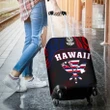 Hawaiian Kanaka Luggage Covers Flag Nation Black Demodern AH J1 - Alohawaii