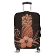 Alohawaii Accessory - Hawaii Polynesian Pineapple Hibiscus Luggage Covers - Orange