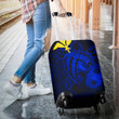 Hawaii Hibiscus Luggage Cover - Harold Turtle - Blue - AH J9 - Alohawaii
