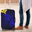 Hawaii Hibiscus Luggage Cover - Harold Turtle - Blue - AH J9 - Alohawaii