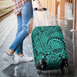 Polynesian Maori Lauhala Turquoise Luggage Covers - AH - J11 - Alohawaii