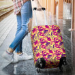 Hawaii Seamless Tropical Flower Plant Pattern Background Luggage Cover - AH - J1 - Alohawaii