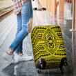 Polynesian Seamless Yellow Luggage Covers - AH - J11 - Alohawaii