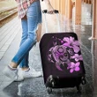 Hibiscus Plumeria Mix Polynesian Pink Turtle Luggage Covers - AH - J1 - Alohawaii