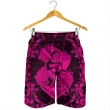 Alohawaii Short - Hawaii Anchor Hibiscus Flower Vintage Men's Shorts - AH - Pink - J5C