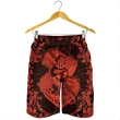 Alohawaii Short - Hawaii Anchor Hibiscus Flower Vintage Men's Shorts - AH - Orange - J5C