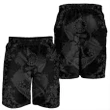 Alohawaii Short - Hawaii Anchor Hibiscus Flower Vintage Men's Shorts - AH - Grey - J5C