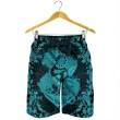 Alohawaii Short - Hawaii Anchor Hibiscus Flower Vintage Men's Shorts - AH - Blue - J5C