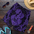 Alohawaii Short - Hawaii Anchor Hibiscus Flower Vintage Men's Shorts Purple
