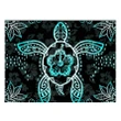 Alohawaii Puzzle - Turtle Hibiscus Blue Puzzle