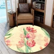 Flower Art Round Carpet - AH - JR | Alohawaii Store | Home Set Home Decor | Accessories for your home | Hawaiian Round Carpet | Polynesian design for you
