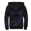 Hawaii Sherpa Hoodie - Frida Style - Purple - AH J9 - Alohawaii