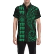 Hawaii Coat Of Arms Short Sleeve Shirt Green - AH J4 - Alohawaii