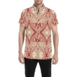 Polynesian Short Sleeve Shirt Red And Yellow - AH - J1 - Alohawaii