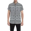 Alohawaii Shirt - Polynesian Short Sleeve Shirt Black And White
