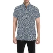 Polynesian Short Sleeve Shirt Blue - AH - J1 - Alohawaii