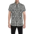 Alohawaii Shirt - Polynesian Tribal Short Sleeve Shirt Black White
