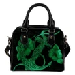 Alohawaii Bag - Anchor Green Poly Tribal Shoulder Handbag