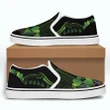 Alohawaii Footwear - Hawaii Kalo Leaves Tropical Slip Ons - Lona Style