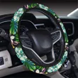 Animals And Tropical Flowers Hawaii Universal Steering Wheel Cover with Elastic Edge - AH - J6 - Alohawaii